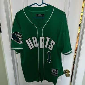Brand new Jalen Hurts EAGLES jersey - button up